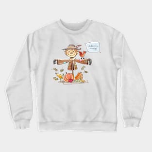 Autumn scarecrow Crewneck Sweatshirt